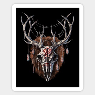 Wendigo Skull Sticker